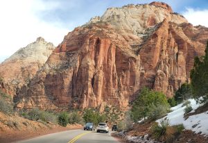 Zion scenic drive viewpoint 2